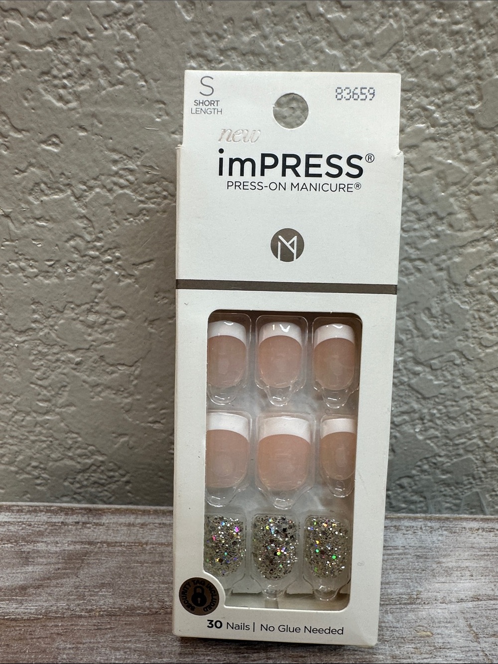 $5 🌙 Kiss imPRESS Time Slip Small Press-On Manicure Nails NEW